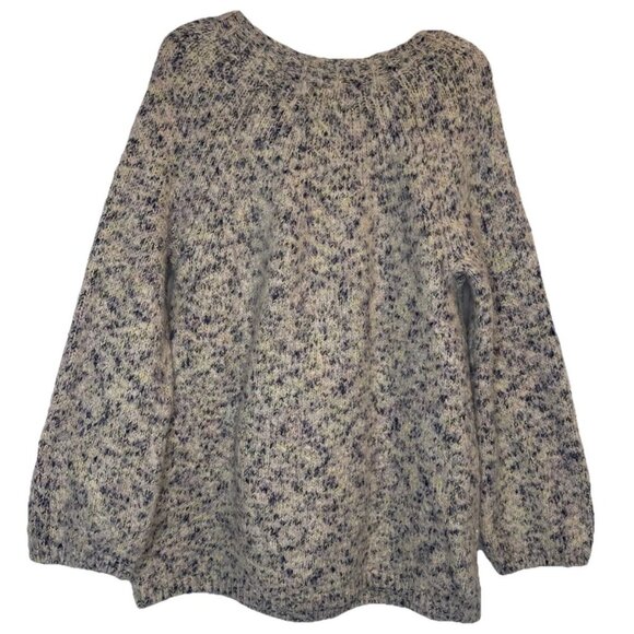 Lou & Grey Women's Eyelash Signature Soft Metallic Crew Neck Sweater Top Sz S - Picture 4 of 8